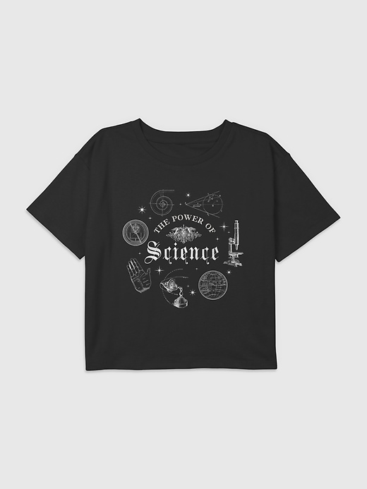 kinder-t-shirt mit wissenschaftsmotiv