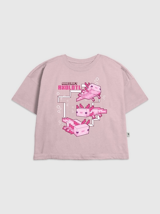 minecraft axolotl grafik-t-shirt für kinder