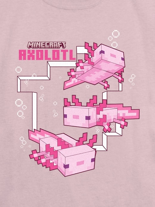 minecraft axolotl grafik-t-shirt für kinder