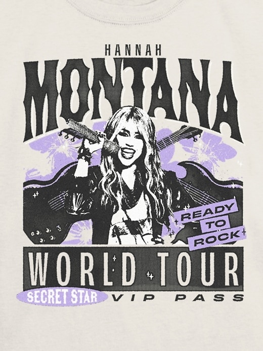 hannah montana welttournee t-shirt für kinder