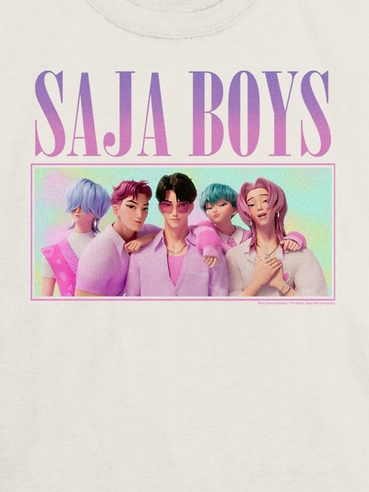 kinder k-pop dämonenjäger saja jungen grafik-t-shirt