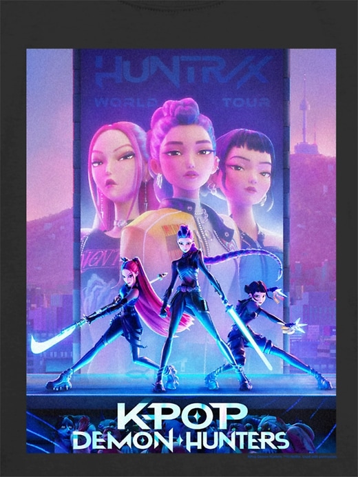 kinder k-pop dämonenjäger poster grafik t-shirt
