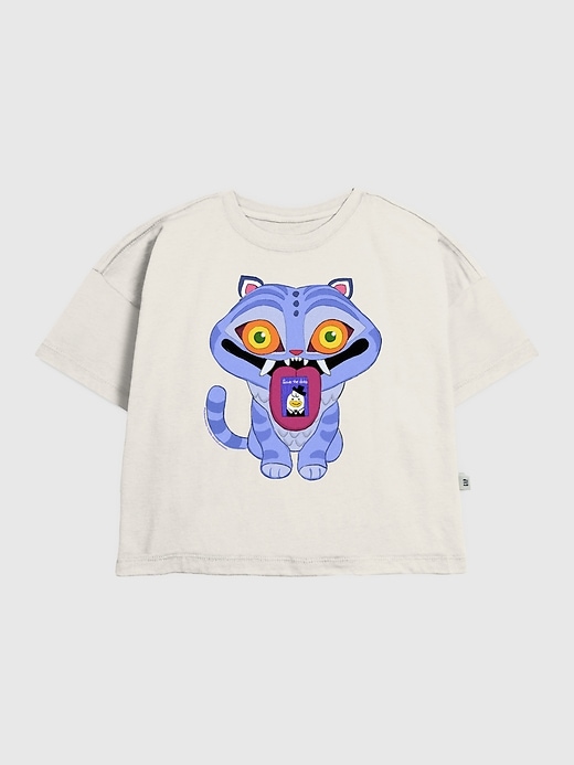 kinder-t-shirt mit k-pop-dämonenjäger-motiv und derpy-aufdruck