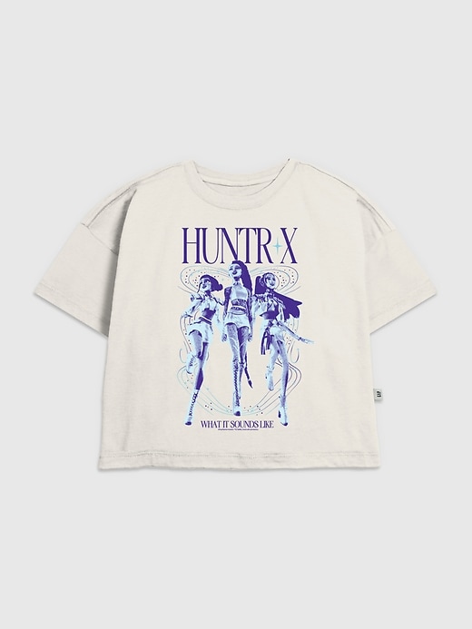 kinder-t-shirt mit k-pop-motiv „dämonenjäger – so klingt es
