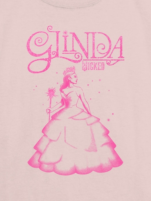 kinder-t-shirt mit glinda-motiv