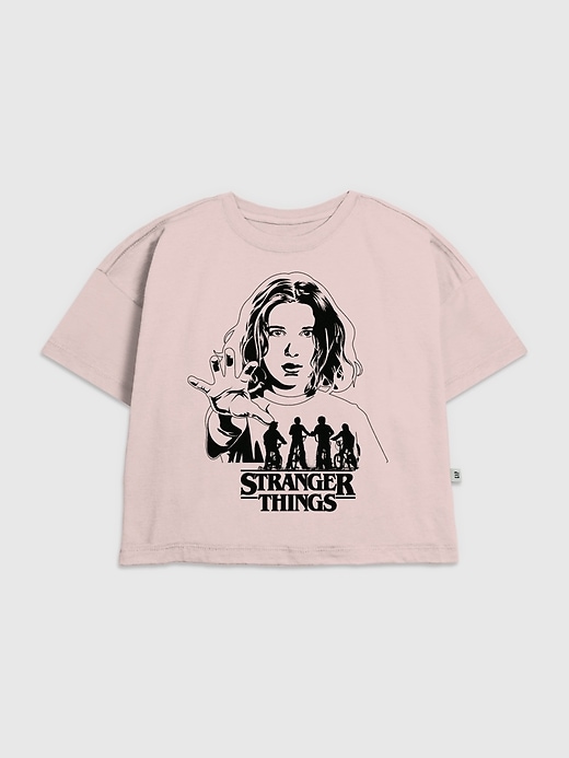 stranger things hawkins fahrradfahrt grafik-t-shirt für kinder