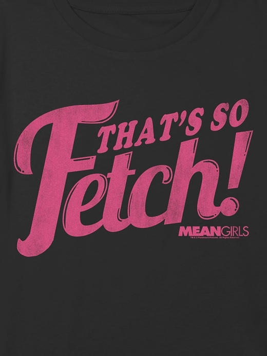 kids mean girls thats so fetch grafik boxy crop tee