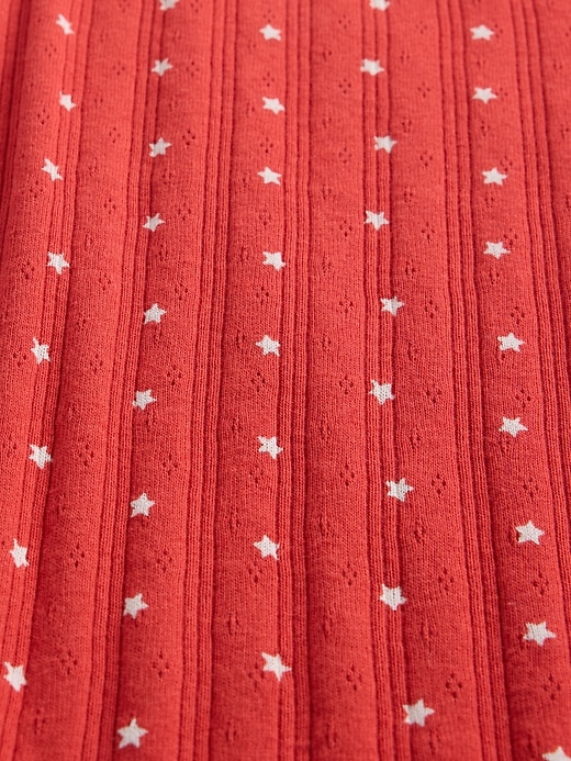kinder-t-shirt mit spitzenbesatz