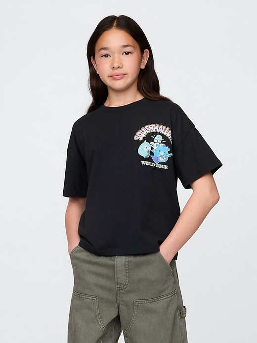 Übergroßes grafik-t-shirt für kinder