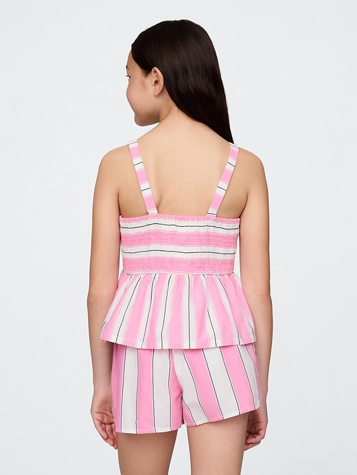 popeline-peplum-top für kinder