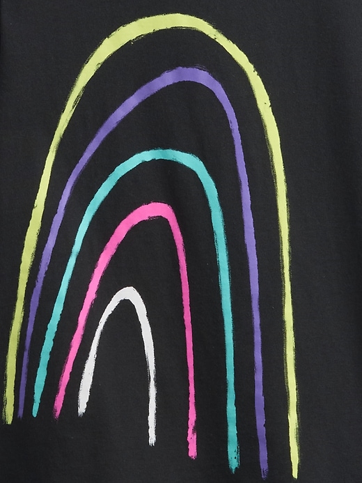 lässiges grafik-t-shirt für kinder