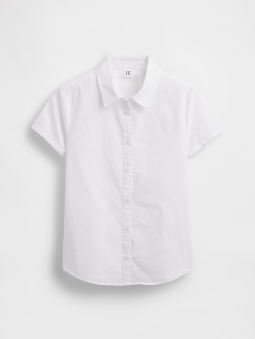 klassisches kinderuniformhemd