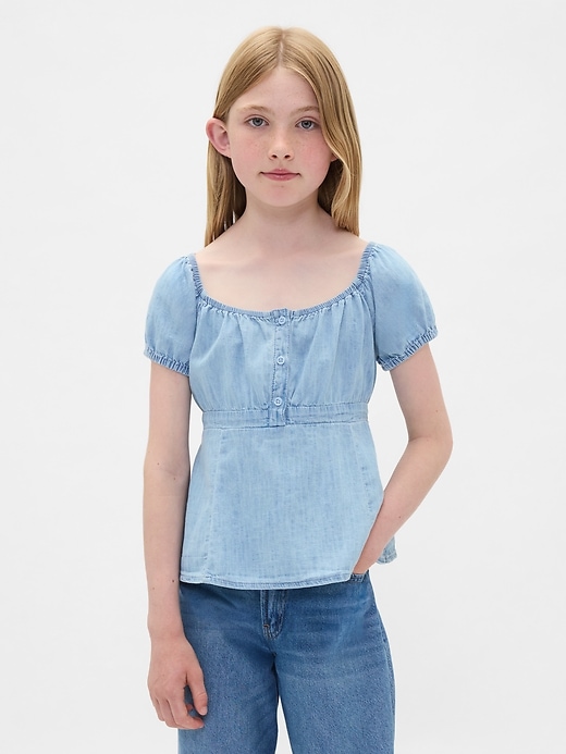 kinder-jeans-babydoll-top