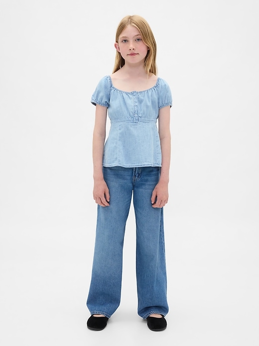 kinder-jeans-babydoll-top