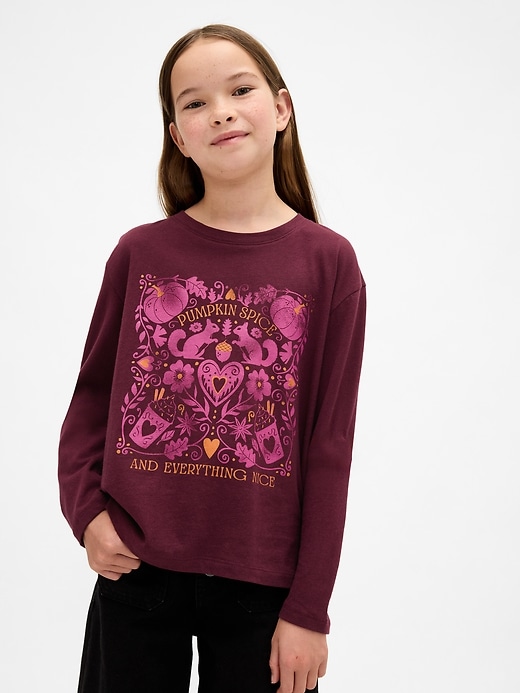 lässiges grafik-t-shirt für kinder