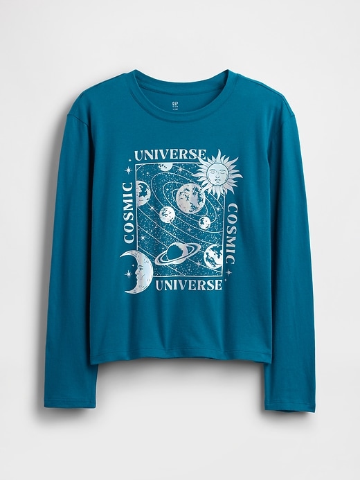 lässiges grafik-t-shirt für kinder