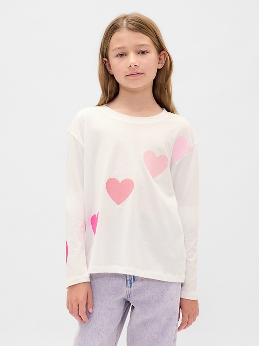 lässiges grafik-t-shirt für kinder