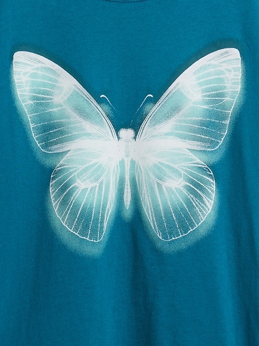 lässiges grafik-t-shirt für kinder