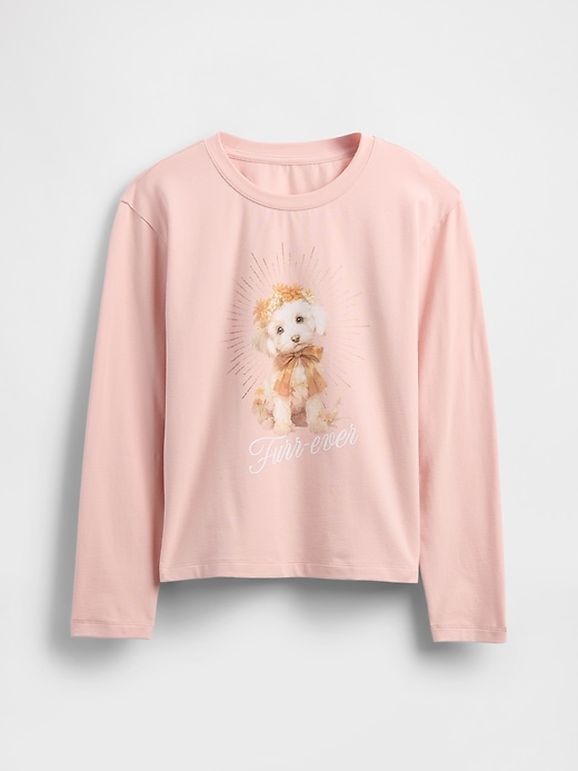lässiges grafik-t-shirt für kinder