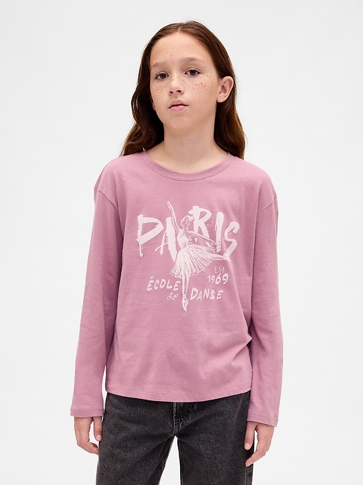 lässiges grafik-t-shirt für kinder