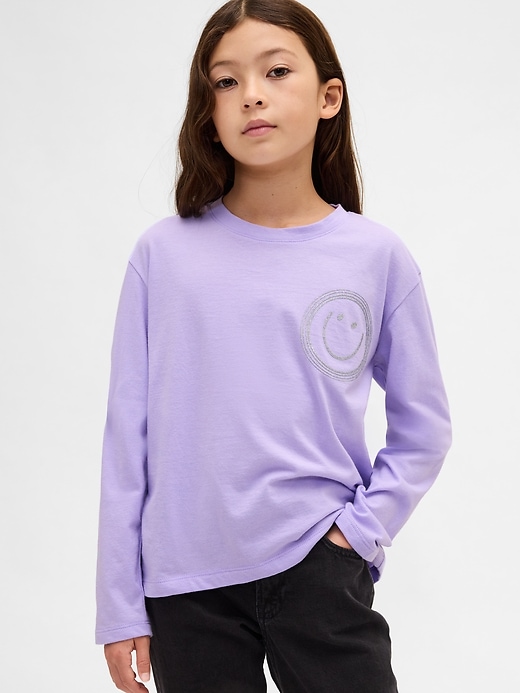 lässiges grafik-t-shirt für kinder