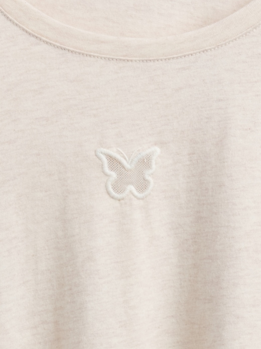 kinder-t-shirt mit raffung an der seite