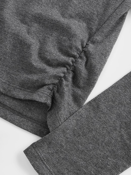 kinder-t-shirt mit raffung an der seite