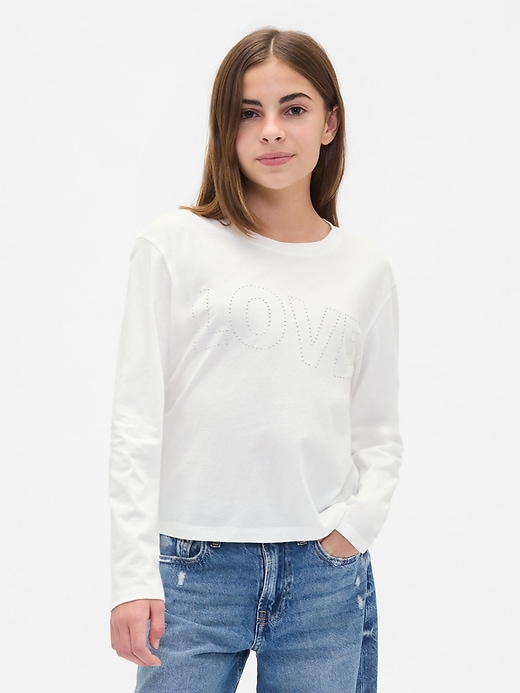 lässiges grafik-t-shirt für kinder