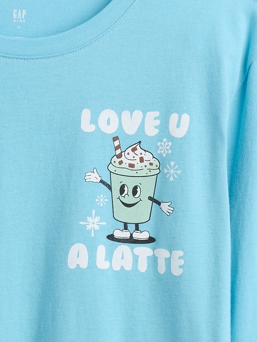lässiges grafik-t-shirt für kinder