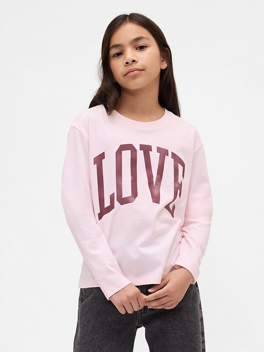 lässiges grafik-t-shirt für kinder